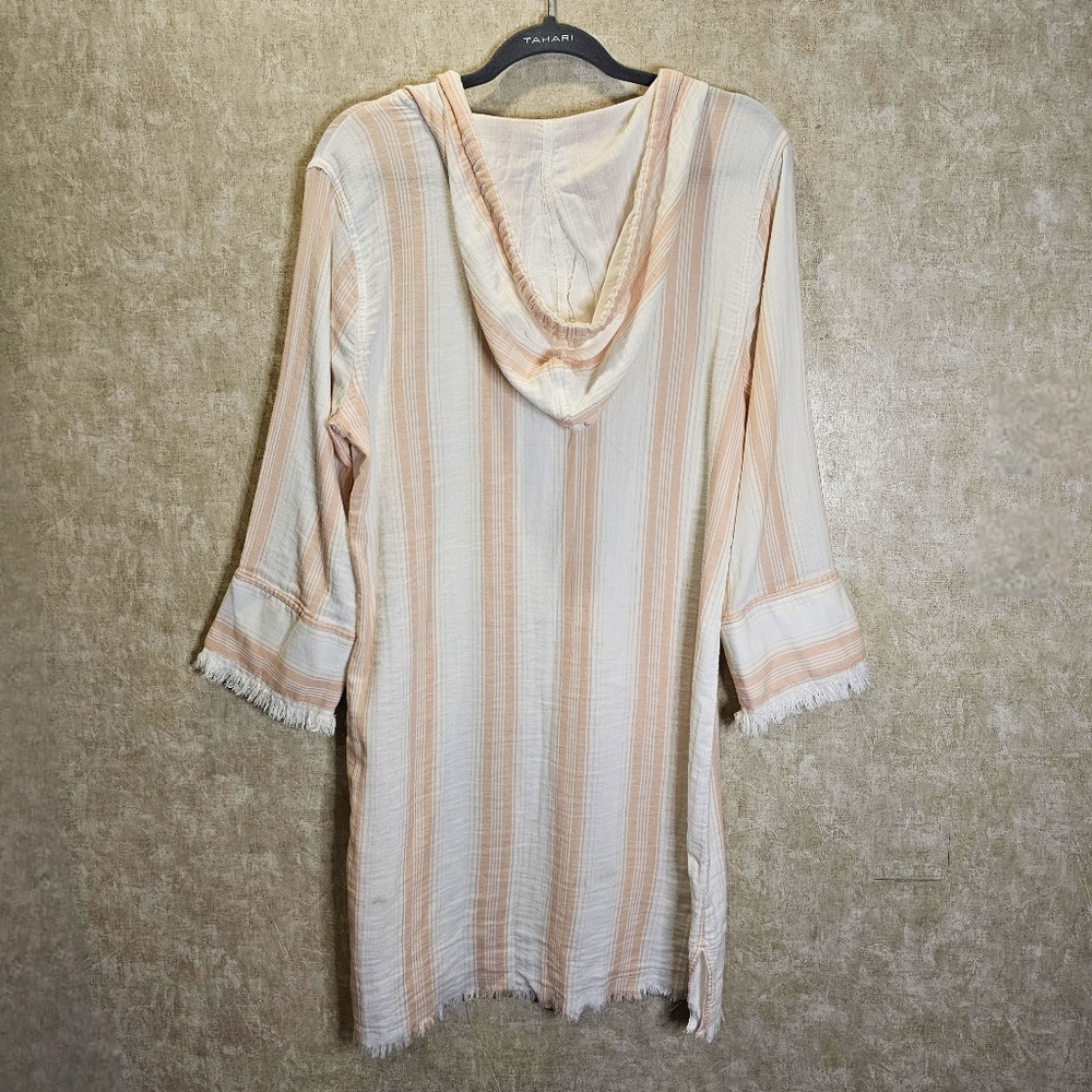 Faherty Baha Surf Midi Dress/Cover Up Organic Cotton - Picture 7 of 10
